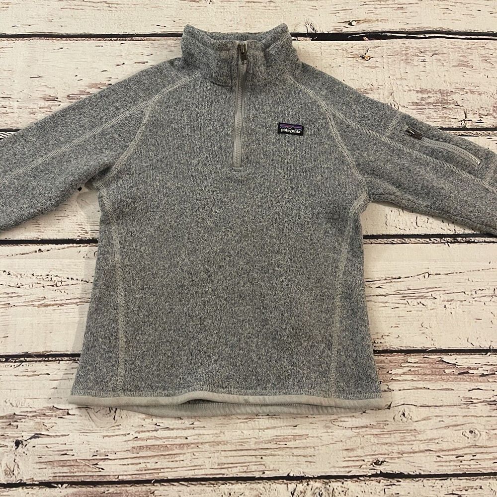 Patagonia Kids Better Sweater 1/4 Zip Fleece Stonewash Size Kids Medium 10
